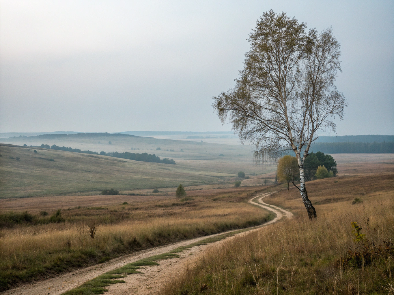 Calm horizon landscape representing stability